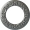 Ekena Millwork Ribbon with Bow Ceiling Medallion (Fits Canopies up to 7 1/2"), 12 1/4"OD x 7 1/2"ID x 7/8"P, Silver CM12RISLS - alternate 1